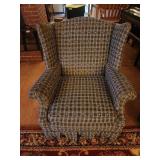 33x33x30 country blue heart chair