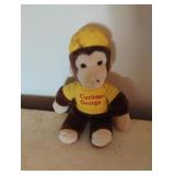 Curious George stuffed monkey