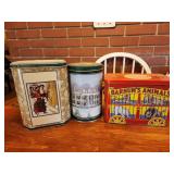 Animal cracker tin, reeses tin,collectible
