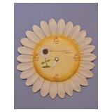 Ceramic Sunflower Clock 11ï¿½"