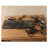 Insignia keyboard, mouse, Lenovo charger and more