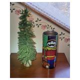 28" Christmas Tree & 16" Pringles Can