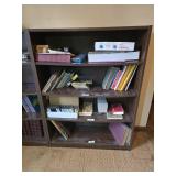 Wooden Bookcase #1 - 38"W 11ï¿½"D 48"T (Contents