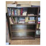 Wooden Bookcase #4 - 38"W 11ï¿½"D 48"T (Contents