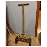 Vintage manual push mower