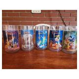 Vintage Walt Disney plastic collector cups,