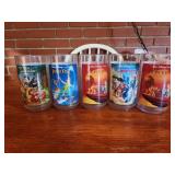 Vintage Walt Disney plastic collector cups,