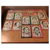 Pee-Wees 6 Super Stars plus 6 antique cards