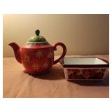 Ceramic Mini Bread Loaf Pan Great Gift Idea!