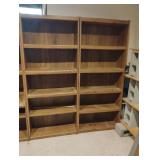 Book shelves. Set of 2. 36 x 70.5 x 16