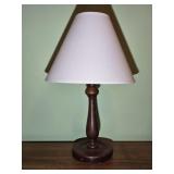 18" Wooden Lamp (works)