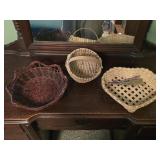 3 Wicker Baskets