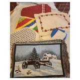 Place mats and napkins