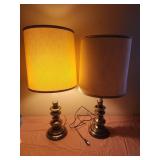 32" and 30"  vintage lamps both work