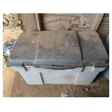 Rubbermaid tote with smaller totes with variety