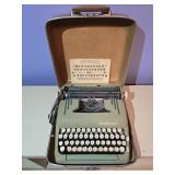 Vtg Portable Smith Corona Silent Super Typewriter