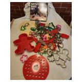 Cookie cutters large lot, pie designs, molds,