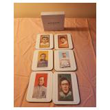 6 Major League Baseball Drink Coasters Cobb