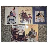 5 Norman Rockwell Hardback Books