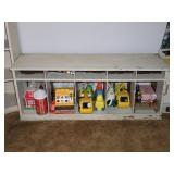 Wooden Cubby Shelf 54"L 15"W 21"T