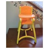 Mattel Plastic High Chair 20"T