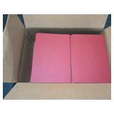 Box of Red Craft Paper