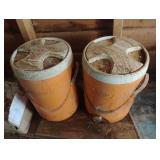 2 Coleman coolers 12 x 18