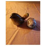 Bird figurine, Owl tinket box,