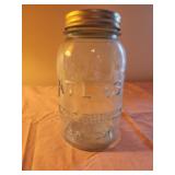 VINTAGE HAZEL ATLAS CLEAR STRONG SHOULDER MASON