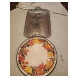 Aluminum Tulip Tray Hand Wrought Creations , fall