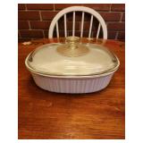 VTG CORNING WARE FRENCH WHITE OVAL