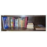 Books on Top Shelf- Moby Dick, Annie Oakley,
