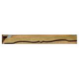 Decorative cut piece of wood 58" long x 6" wide