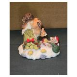 Resin Chipmunk Christmas Decor 4"x 4"