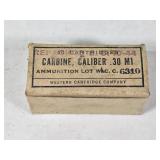 Western Cartridge Company .30Cal Carbine M1