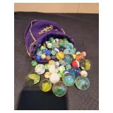Crown royal bag of marbles