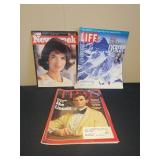 Time, Life, Newsweek magazines. Jackie Kennedy,