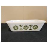 Vintage  Glassbake White Milk Glass Loaf Pan