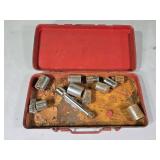 Tool Box w/ Sockets & Extension