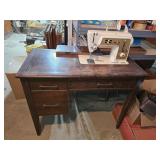 Singer Sewing Machine & Stand