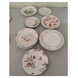 Vintage small plates and saucers
