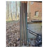 84" Steel Angle Iron & 2 T-Posts