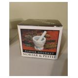 Flavor gourmet mortar & pestle. Unopened