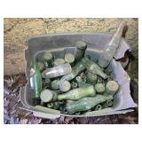 Tub of Assorted Vintage Bottles