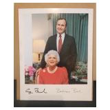 8x10 GEORGE AND BARBARA BUSH PHOTO
