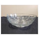 Art Deco Clear Imperial Glass Bowl Vintage