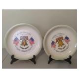 US bicentennial collectors plates