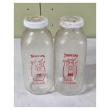 Vintage Tropicana Glass Bottles