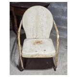 Vintage Metal Rocking Chair