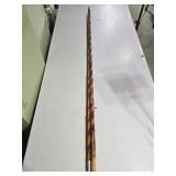 Vintage Bamboo 2 Piece Fishing Rod